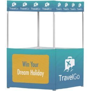 ovation sublimated gazebo 1.5m x 1.5m 4 half wall skins