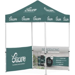 ovation sublimated gazebo 2m x 2m 2 half wall skins