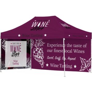 ovation sublimated gazebo 4.5m x 3m 1 long full wall skin 1 short full wall skin