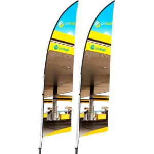 legend 2m arcfin flying banner (set of 2)