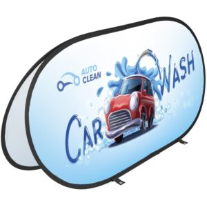 legend sublimated pop up banner 2m x 1m