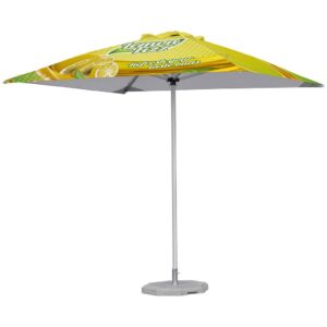 legend sublimated parasol single pole 2m x 2m