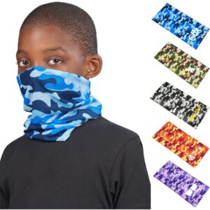 kids camo flexi tubular bandana