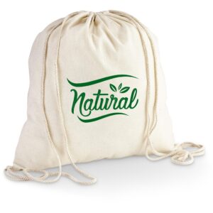 altitude eco cotton drawstring bag