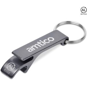 altitude cog recycled aluminium bottle opener keyholder