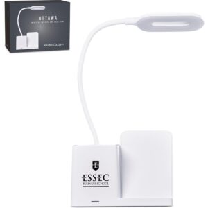 swiss cougar ottawa wireless charger and desk lamp