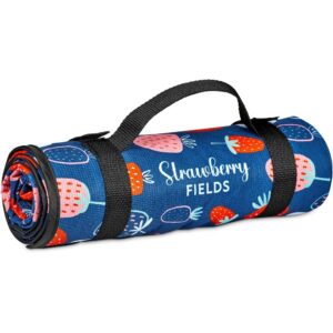 hoppla ivory recycled pet picnic mat