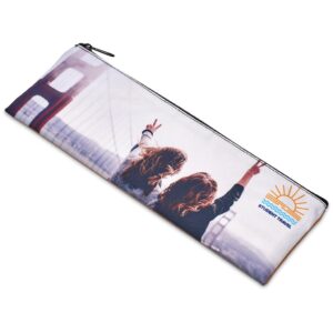 pre printed sample hoppla quill pencil case