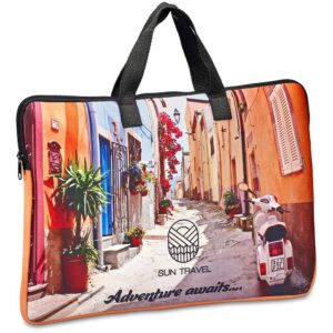 pre printed sample hoppla neoprene 15.6 inch cloud laptop sleeve
