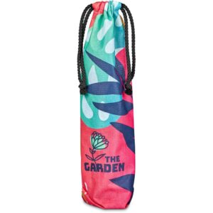 pre production sample hoppla tipsy rpet wine bottle drawstring bag