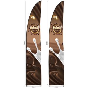 legend 3m sublimated arcfin flying banner skin set of 2 (excludes hardware)
