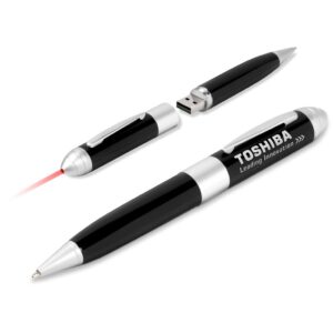 kilobyte flash drive pen & laser pointer 8gb