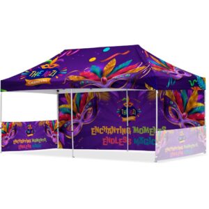 coated steel sublimated gazebo 6m x 3m 1 long full wall skin 2 short half wall skins