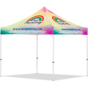 coated steel sublimated gazebo 3m x 3m